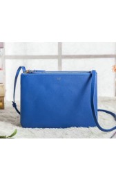 Copy Cheap Celine Trio Crossbody Messenger Bag C3000 Blue VS07585