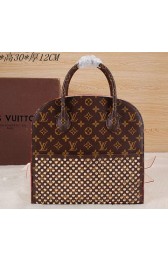 Copy Fashion Louis Vuitton M41234 Shopping Bag Christian Louboutin Burgundy VS07221