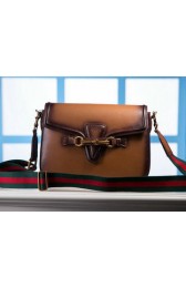 Copy Gucci Emily Nappa Leather Shoulder Bag 370835 Wheat VS00601