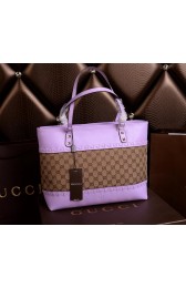 Copy Gucci Laidback Crafty Canvas Tote Bags 339000 Lavender VS09893