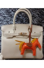 Copy Hermes Birkin 30CM Tote Bags Litchi Leather H30LI White VS09751