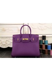 Copy Hermes Birkin 35CM 30CM Tote Bag Original Leather HB35O Purple VS09195