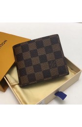 Copy Louis Vuitton Damier Ebene Canvas Passport Wallet N61720 VS09228