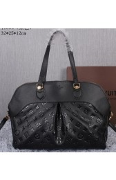 Copy Louis Vuitton Litchi Leather Toto Bag M41399 Black VS07933