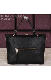 Copy Louis Vuitton Monogram Empreinte Bastille MM Tote Bag M41164 Black VS06150