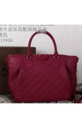Copy Louis Vuitton Monogram Empreinte Turenne MM Bag M48814 Purple VS01449