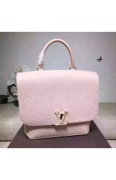 Copy Louis Vuitton Taurillon Leather Volta Bag Pink M50287 VS00718