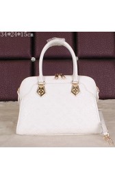 Copy Luxury Louis Vuitton Monogram Empreinte Tote Bags M41809 White VS08839