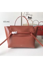 Copy Top Celine Belt Bag Original Orange Smooth Calfskin C010702 VS03688