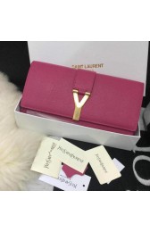 Copy YSL Chyc Travel Case Original Leather 302101 Rose VS02061