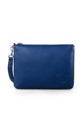 Designer Copy Gucci Calfskin Leather Travel Case 322054 Blue VS01220
