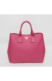 Designer Copy Prada Original Grained Calfskin Leather Tote Bag BN2423 in Peach XZ VS01830