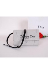 Dior Cruise 2015 Show Original Canvas Clutch CD9923 White VS05367