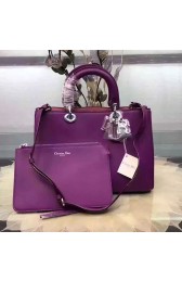 Dior Diorissimo Bag in Bright Blue Smooth Calfskin Leather D0908 VS04806
