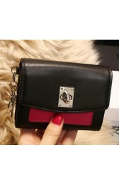 Dior Twist Rendez-Vous Wallet Smooth Calfskin M3160 Black VS06355