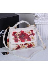 Dolce&Gabbana Medium Sicily Bag In Printed Dauphine Leather BB6003AE VS04155