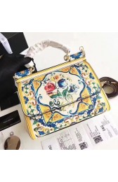 Dolce&Gabbana Medium Sicily Bag Yellow DG060411 VS05552