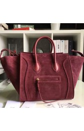 Fake AAA Celine Luggage Phantom Bag Red Original Leather CL112520 VS04968