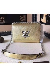 Fake Best Louis Vuitton Epi Leather Twist MM Gold M50280 VS03143