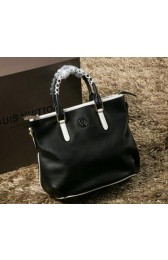 Fake Copy Louis Vuitton Cruise 2015 Smooth Leather Tote Bag M96288 Black VS05868