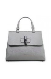 Fake Gucci Bamboo Daily Leather Top Handle Bag 370830 Khaki VS02589