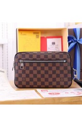 Fake Louis Vuitton Damier Ebene Canvas Kasai Clutch M42838 VS00225