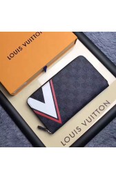 Fake Louis Vuitton Damier Graphite Canvas Zippy Organizer Red N64014 VS02617