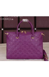 Fake Louis Vuitton Monogram Empreinte Pallas Tote Bag M40908 Purple VS08338