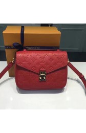 Fake Louis Vuitton Monogram Empreinte Pochette Metis Red M40780 VS08114