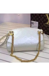 Fake Louis Vuitton Monogram Vernis Santa Monica Clutch White M50410 VS04182