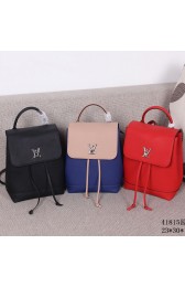 Fake Louis Vuitton Soft Calfskin Lockme Backpack Bag M41815 VS01932