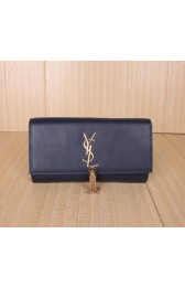Fake Luxury Yves Saint Laurent Classic Monogramme Tassel Clutch Bag Y234524 Royal VS05518
