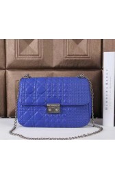 Fake MISS DIOR Shoulder Bag Lambskin Leather D6066 Royal VS06890