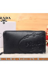 Fake Prada Grainy Leather Clutch P2212 Royal VS03761