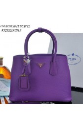 Fake PRADA Grainy Leather Tote Bag PBN2755 Violet VS04850