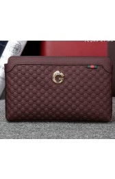 Fake Replica Gucci Guccissima Leather Mens Clutch G50842 Burgundy VS00582