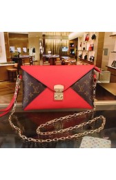 Fake Replica Louis Vuitton Monogram Canvas POCHETTE Bag M61186 Red VS01633