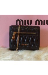 Fake Replica miu miu Matelasse Leather Flap Shoulder Bag RN6196 VS07514