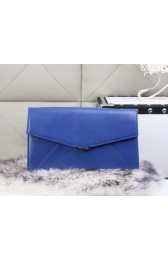 Fake Top Fendi 2Jours Clutch Calfskin Leather 8M0312 Royal VS09436