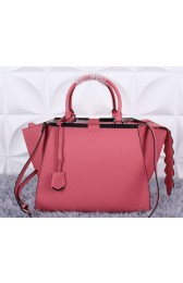 Fashion Copy Fendi 3Jours Tote Bag Smooth Leather F8936 Pink VS05214