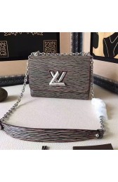 Fashion Imitation Louis Vuitton Epi Leather Twist MM Black M51065 VS00599