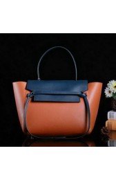 Fashion Replica Celine Belt Bag Smooth Calfskin Leather C3345 Royal&Wheat VS03404