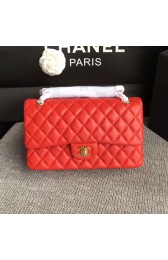 Fashion Replica Classic Chanel Lambskin Flap Shoulder Bag Red A01112 VS00699