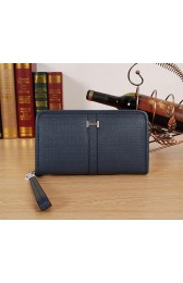 Fashion Replica Hermes Original Leather Clutch H2898 Royal VS09458