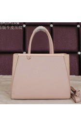 Fendi 2Jours Tote Bag Original Leather 8B8935S Pink VS02286