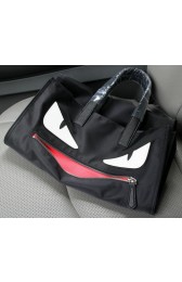 Fendi Buggies Tote Bag Nylon Fabric FD1150 White VS09276