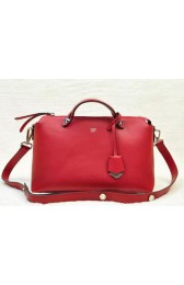 Fendi By The Way Tote Bag Original Leather F52208 Red VS00226