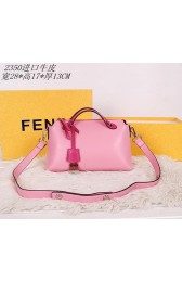 Fendi Fall Winter 2015 Tote Bag Calfskin Leather F2350 Pink VS09411