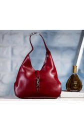 Gucci 362968 Jackie Soft Leather Hobo Bag Burgundy VS00258