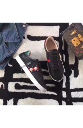 Gucci Ace Studded Leather Low-top Sneaker Black 431887 VS02110